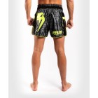 Муай Тай Шорти - Venum Giant Camo Muay Thai Shorts -Black/Yellow​